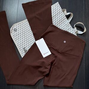 LULULEMON ALIGN MINI FLARE PANT *Regular in LAVA CAKE SZ 6,8 NWT